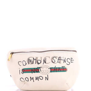 Gucci Medium Logo Belt Bag Printed Leather